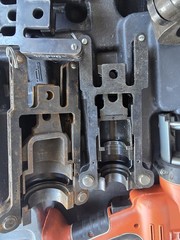 Ridgid compact RP 210 press frame Used With Battery And Charger Works