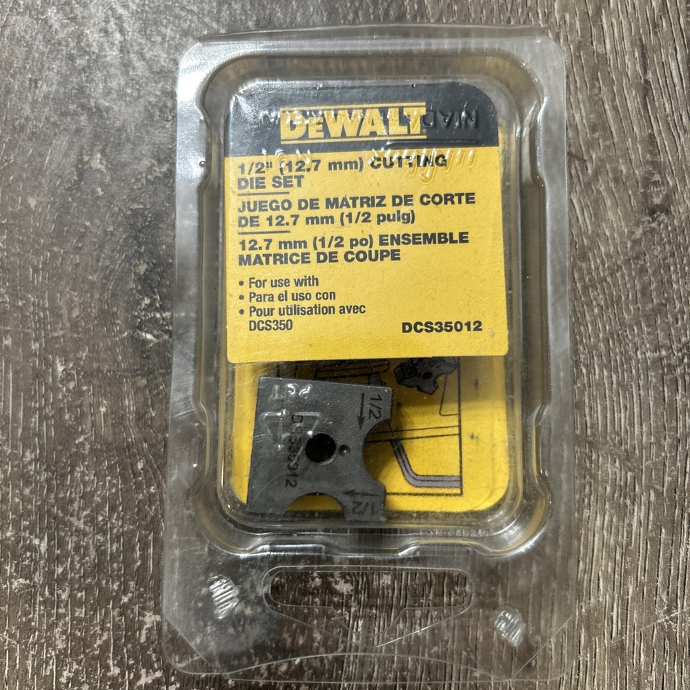DeWalt DCS35012 1/2&Prime; Threaded Rod Cutting Die. Brand New Sealed Package