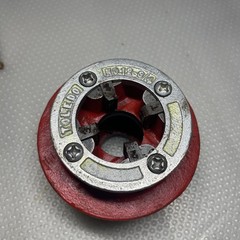 Toledo No 12 Die Head Set With Dies 2&Prime;, 1&Prime;, 3/4, 1/2&Prime;, 3/8&Prime;, 1/4&Prime;, 1/8&Prime; **AS IS*