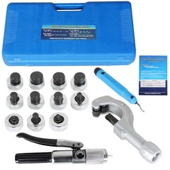 For Copper Tubing Expanding 3/8&Prime; to 1-5/8&Prime; HVAC Hydraulic Swaging Tool Kit