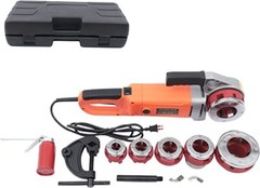 2300W Electric Pipe Threader Pipe Threading Machine 6 Dies 1/2-2&Prime; HD Pipe Cutter