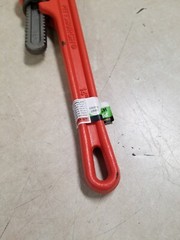 Pittsburgh 14&Prime; Steel Pipe Wrench -Straight Jaw 2&Prime; Capacity #61349