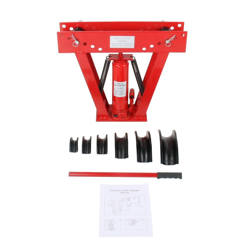 Fit Ford Pipe Bender Manual Hydraulic 12 Ton red iron MT034019