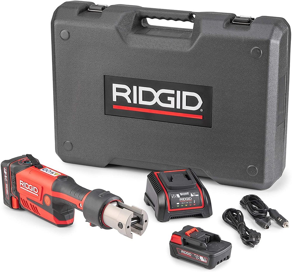 Ridgid 67188 RP 351 18V Li-Ion Battery Press Tool Kit with Hard Case & Bluetooth