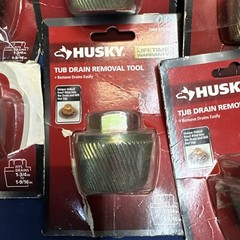 Husky Tub Drain Removal Tool 1004870668 fits drains 1 3/4&Prime; &ndash; 1 9/16&Prime; Lot Of 7