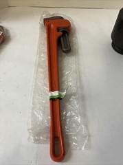 Pittsburgh 24&Prime; Steel Wrench -Straight Jaw 3&Prime; Capacity- Item #61361