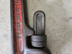 Ridgid Heavy Duty Pipe Wrench 48in / Forged Steel / Sharp Teeth / Ships Free