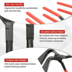 3 PCS Hand Seamers Sheet Metal Tool Set Bending Pliers Straight 45 90 Degree