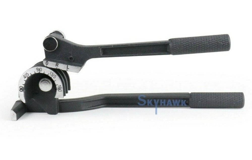 New 3 in 1 Pipe Tube Bender 1/4&Prime; 5/16&Prime; 3/8&Prime; 90&deg; Straight Angle Plumbing Tools
