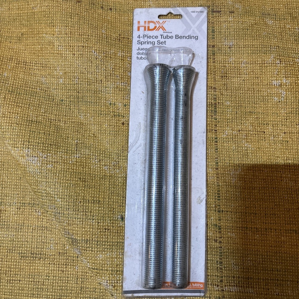 HDX 4-piece Tube Bending Spring Set, &frac14;&rdquo; ⅜&rdquo; &frac12;&rdquo; ⅝&rdquo;