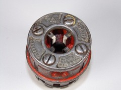 RIDGID 00R Pipe Threader Die Head Set 1&Prime;, 3/4&Prime;, 1/2&Prime;, 1/4&Prime;, Sharp Dies