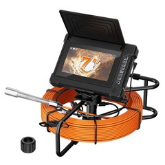 7inch Sewer Pipe Inspection Camera 30M Drain Sewer Pipeline Industrial Endoscope