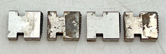RIDGE TOOL CO RIDGID 2&Prime; PIPE THREADING DIES SET OF 4 NEW W/SURFACE RUST