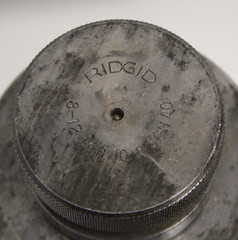 Ridgid Groove Roll Changeout For 8-12&Prime; SCH 10 8&Prime; SCH 40