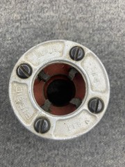 Vintage Rigid pipe threader with 2 dies (1/2 in. & 3/4 In.)