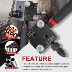 Flaring Tool 33260 for Creating Single or Double Flares on 3/16&Prime; / 4.75mm 1/4&Prime;