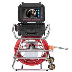 VEVOR Sewer Camera 328 ft/100m Self-Leveling Drain Camera with 10.1&Prime; Touchscreen