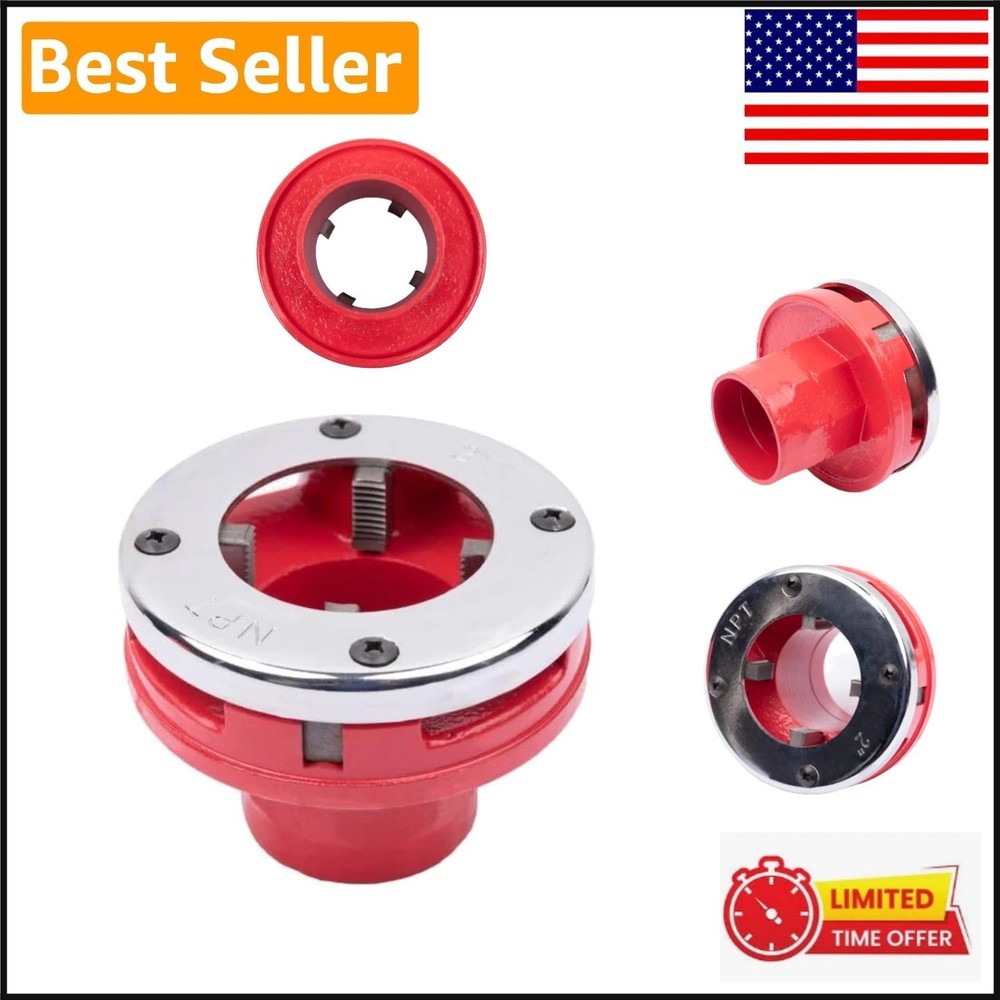 Durable 2&rdquo; Ratchet Pipe Threading Tool Replacement Head &ndash; Cast Iron Quality