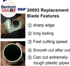 30093 Ratcheting Plastic Pipe and Tubing Cutter Blade RC-2375 Fits for RIDGID Tu
