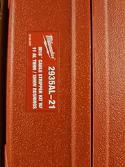 Milwaukee 2935AL-21 M18 Cable Stripper Kit W/11 AL THHN / XHHW Bushings