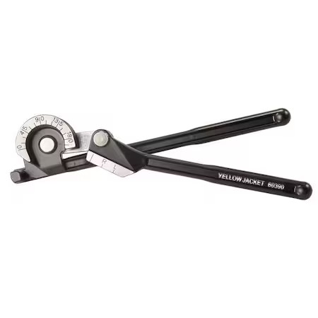 Yellow Jacket 60390 Tube Bender, 1/4 In, 5/16 In, 3/8 In, 15/16 In For Copper,