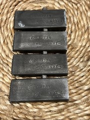 Collins Rothenburger # 12779 1&rdquo; to 1-1/4&rdquo; Stainless NPT HSS Thread Dies (C2)