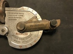 Ridgid Ratcheting Tubing Bender No. 358 Size 5/8&Prime; OD 3&Prime; Radius Copper, Steel, Al