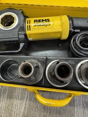 REMS Amigo Pipe Threader 230v + 4 Threaders EU PLUG