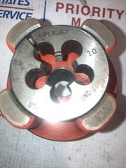 Ridgid 37645 00-RB 3/4&Prime;-10TPI UNC RH Alloy Steel Bolt Threader Die Head (BN54)