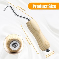 2Pcs Rebar Wire Twister Tie Twister Tool Concrete Metal Wire Twisting Fence Tool