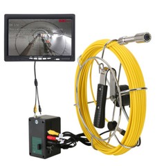 1000TVL 30M Sewer Inspection Camera DVR Meter Counter Keyboard Input 9&Prime; Monitor
