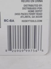 Husky Shower Valve Deep Socket Wrench 1003 002 228, Size 29/32 & 31/32 (P)