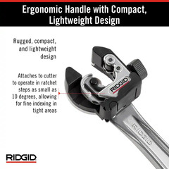 118 2-In-1 Close Quarters AUTOFEED 1/4 In.-1-1/8 In. Metal Tubing Compact Cutter