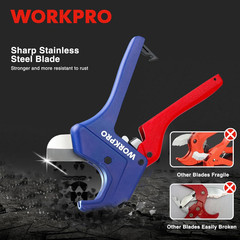 Ratchet PVC Pipe Cutter Tool, up to 2-1/2&Prime;, Pex Cutting Tool for Cutting PEX, PV