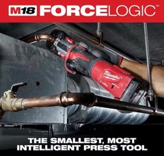 Milwaukee 2922-20 ForceLogic Press Tool WITH 2 BATTERIES/CHARGER/NO CASE