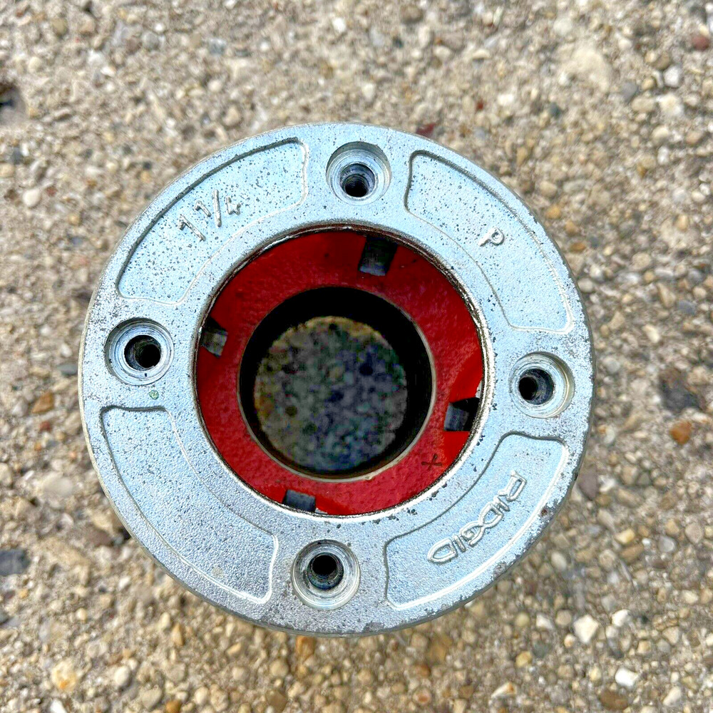 RIDGID 1-1/4 inch 1.25 NPT Threader Die Head No Cutters Very Good Condition