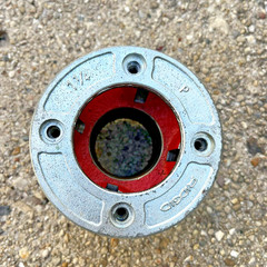RIDGID 1-1/4 inch 1.25 NPT Threader Die Head No Cutters Very Good Condition