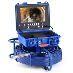 9&Prime; Self-Leveling Sewer Camera w 512Hz Locator 295ft/90m Meter Counter 720P 32GB