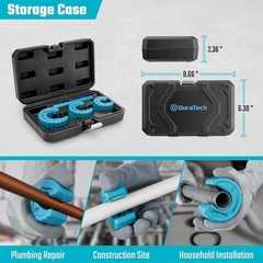 C-Shaped Tubing Cutters for 1/2&Prime; 3/4&Prime; 1&Prime; O.D. &ndash; Ergonomic Pipe Cutting Set