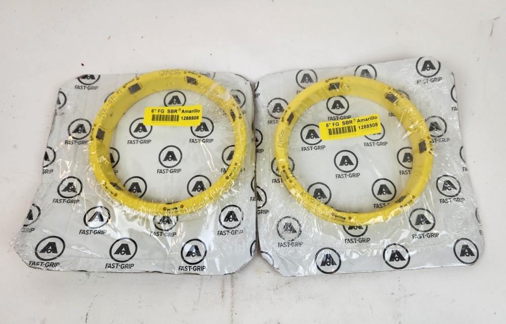 Lot of 2 Amarillo Fast-Grip 1288508 6&Prime; FG SBR Pipe Gasket