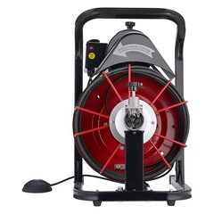 Uimoso Electric Drain Auger Machine with 50FT x 5/16 Inch Cable and Auto Feed