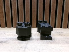 2PC HARDINGE CC-15 | Lathe Angled Wedge Tool Post Block Holder Turret Extension