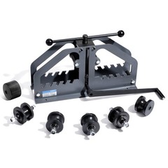 Uimoso Tube Roller Bender Max 1-1/2&Prime; Manual Tube Pipe Roller Bender with 6 Dies