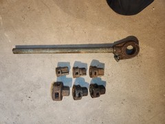 RIDGID Ratchet Pipe Threader 0-R Set 1/8&rdquo;- 1&Prime; 6 Dies Set