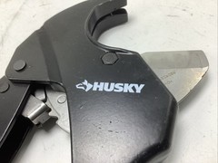Husky Ratcheting Cutter ABS/PVC Black Aluminum Handle 2&Prime; 1003002896