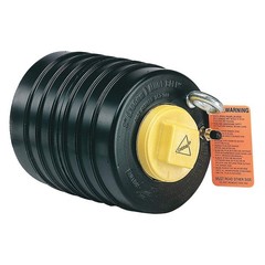 CHERNE 262080 Test Ball Plug,Eyebolt,10&Prime;Deflate L 2HCD6