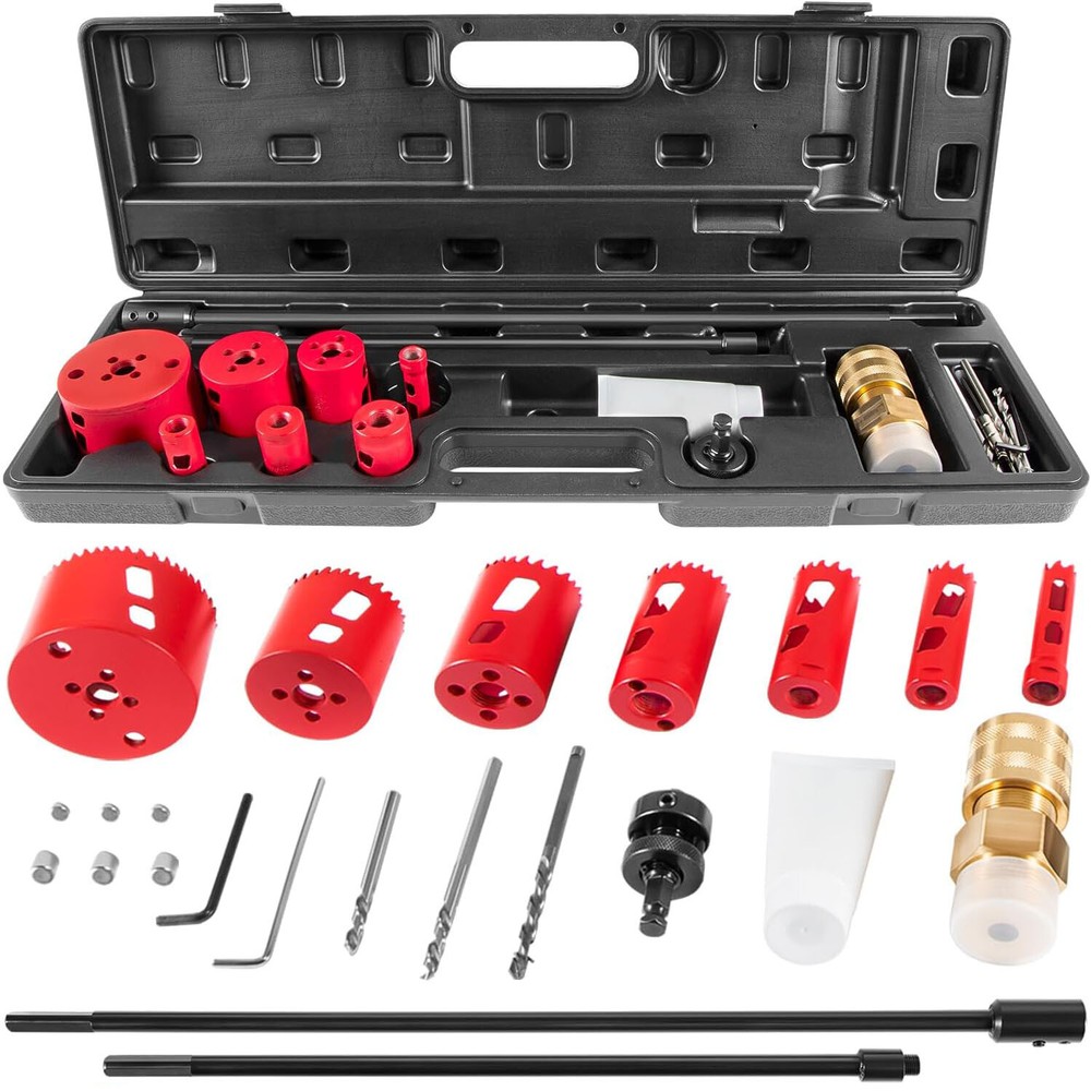 08350 DM3MECH Mechanical Hot Tapping Machine Complete Kit for NPT w/ Hole Saws
