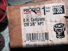 Ridgid 37385 D.H. Complete 12R 3/8&Prime; NPT