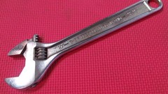 &ldquo;RIDGID&rdquo; #710 &ndash; 10&Prime; FORGED STEEL ADJUSTABLE END WRENCH MADE IN U.S.A.