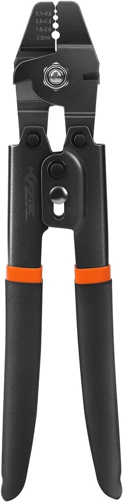 Wire Rope Swager 2-in-1 Crimping Tool & Cutter for Fishing Lines up to 2.2mm, Li